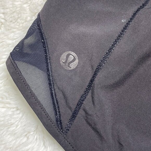Lululemon #LW7ARLT Women's Black Hotty Hot Shorts II Size 6 - Picture 5 of 10